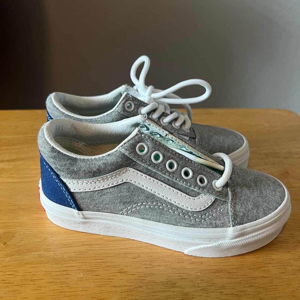 Vans Kids Sneakers in Gray and Blue